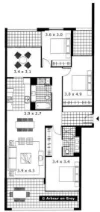 2205/184 Grey Street, South Brisbane, Qld 4101-Floorplan