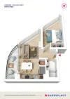 2209N/889 Collins Street, Docklands, Vic 3008-Floorplan