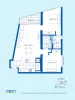 2212/81 City Road, Southbank, Vic 3006-Floorplan