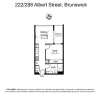 222/288 Albert Street, Brunswick, Vic 3056-Floorplan