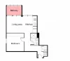 2302/61-63 Haig St, Southbank, Vic 3006-Floorplan