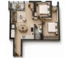 2305/296 Little Lonsdale St, Melbourne, Vic 3000-Floorplan