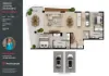 2306/8 Athena Boulevard, Hope Island, Qld 4212-Floorplan