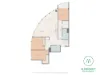 2401/11 Barrack Square, Perth, WA 6000-Floorplan