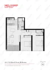 2401/318 Russell Street, Melbourne, Vic 3000-Floorplan