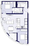 2408/105 Batman Street, West Melbourne, Vic 3003-Floorplan