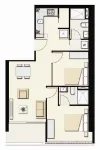 2409/8 Sutherland Street, Melbourne, Vic 3000-Floorplan