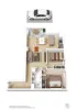 2501/283 City Road, Southbank, Vic 3006-Floorplan