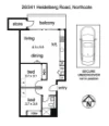 26/341  Heidelberg Road, Northcote, Vic 3070-Floorplan