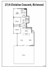 27/6 Christine Crescent, Richmond, Vic 3121-Floorplan