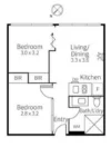 2707/31 A'beckett Street, Melbourne, Vic 3000-Floorplan
