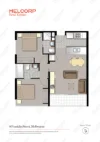2805/8 Franklin Street, Melbourne, Vic 3000-Floorplan