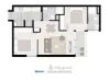 2807/500 Elizabeth Street, Melbourne, Vic 3000-Floorplan