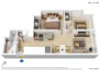 2815/70 Southbank Boulevard, Southbank, Vic 3006-Floorplan