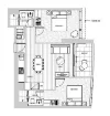 2904/628 Flinders Street, Docklands VIC 3008-Floorplan
