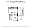 3/98 George Street, Fitzroy, Vic 3065-Floorplan