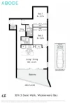 301/3 Dune Walk, Woolooware, NSW 2230-Floorplan