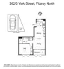 302/3 York Street, Fitzroy North, Vic 3068-Floorplan