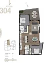 304/147 Sir Fred Schonell Drive, St Lucia, Qld 4067-Floorplan