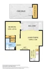 307/6-8 Gamble Street, Brunswick East, Vic 3057-Floorplan