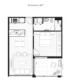 307/83 Sutton Street, North Melbourne, Vic 3051-Floorplan