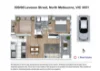 309/68 Leveson Street, North Melbourne, Vic 3051-Floorplan