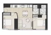 3107/157 A‘beckett Street, Melbourne, Vic 3000-Floorplan