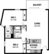 311/1 Bouverie Street, Carlton, Vic 3053-Floorplan