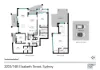 3203/148 Elizabeth Street, Sydney, NSW 2000-Floorplan