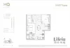 3218/628 Flinders Street, Docklands, Vic 3008-Floorplan