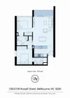 3303/318 Russell Street, Melbourne, Vic 3000-Floorplan