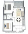 3501/220 Spencer Street, Melbourne, Vic 3000-Floorplan