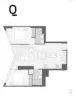3611/157  A'Beckett St, Melbourne, Vic 3000-Floorplan