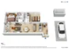 3806/241 City Road, Southbank, Vic 3006-Floorplan