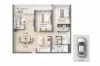 403/112 Palm Meadows Drive, Carrara, Qld 4211-Floorplan