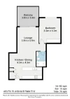 403/70-78 Victoria Street, West End, Qld 4101-Floorplan
