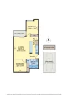 406/241 Dryburgh Street, North Melbourne, Vic 3051-Floorplan