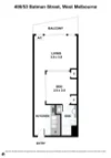 408/53 Batman Street, West Melbourne, Vic 3003-Floorplan