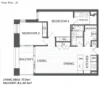 409/151 Hawke Street, West Melbourne, Vic 3003-Floorplan