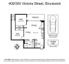 409/300 Victoria Street, Brunswick, Vic 3056-Floorplan