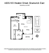 4205/189 Weston Street, Brunswick East, Vic 3057-Floorplan