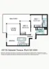 45/155 Adelaide Terrace, East Perth, WA 6004-Floorplan