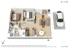 45/79 Whiteman Street, Southbank, Vic 3006-Floorplan