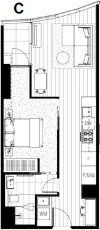 4601/70 Southbank Boulevard, Southbank, Vic 3006-Floorplan