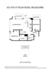 501/470 St Kilda Road, Melbourne, Vic 3004-Floorplan