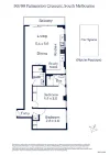 501/99 Palmerston Crescent, South Melbourne, Vic 3205-Floorplan