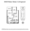 506/6 Mater Street, Collingwood, Vic 3066-Floorplan