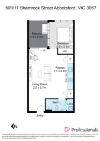 509c/11 Shamrock Street, Abbotsford, Vic 3067-Floorplan