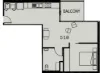510/10-14 Hope Street, Brunswick, Vic 3056-Floorplan