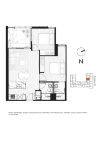 517/139 Boundary Road, North Melbourne, Vic 3051-Floorplan